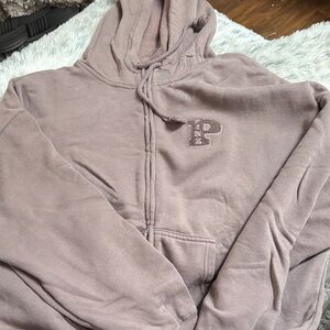 PINK Victoria's Secret Brown Hoodie